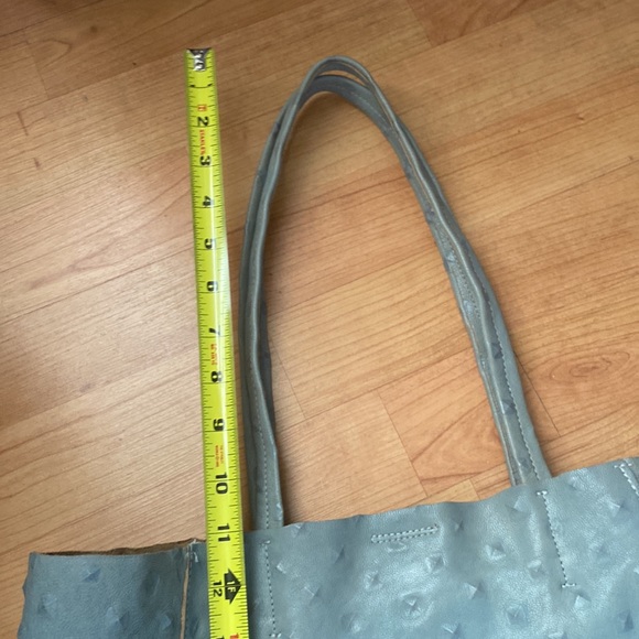 🎉HP🎉 Streets Ahead Charlotte Pyramid Stud Gray Leather Tote - Picture 11 of 15